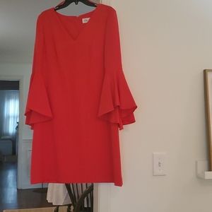 Elizabeth J NWT fuschia crepe dress